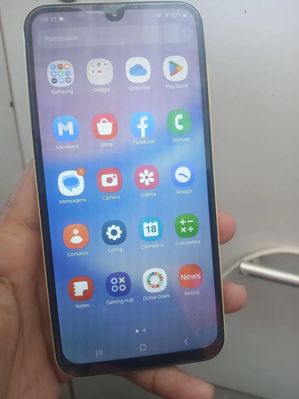 A15 a tela não é mais a original,  já foi trocada
