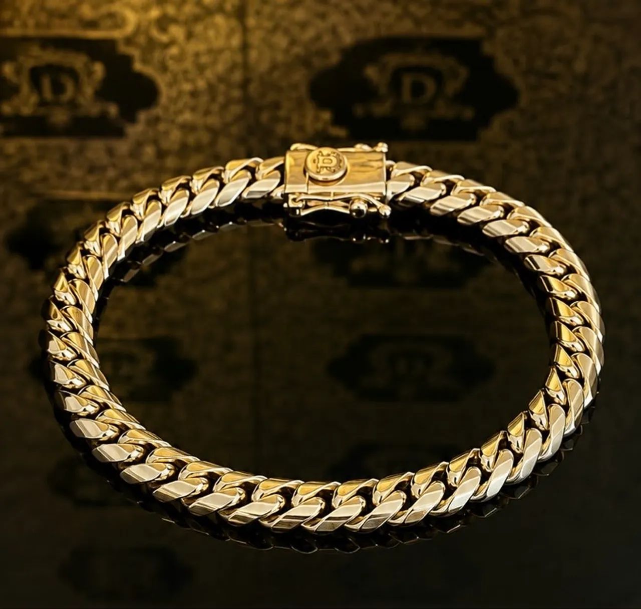 Pulseira Cuban Link em Ouro 18k 750