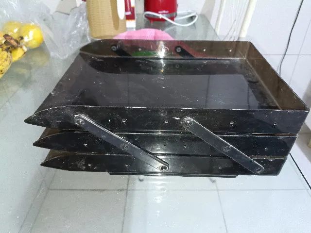 Pasta Organizadora Documentos Tripla Para Escritórios - Foto 2