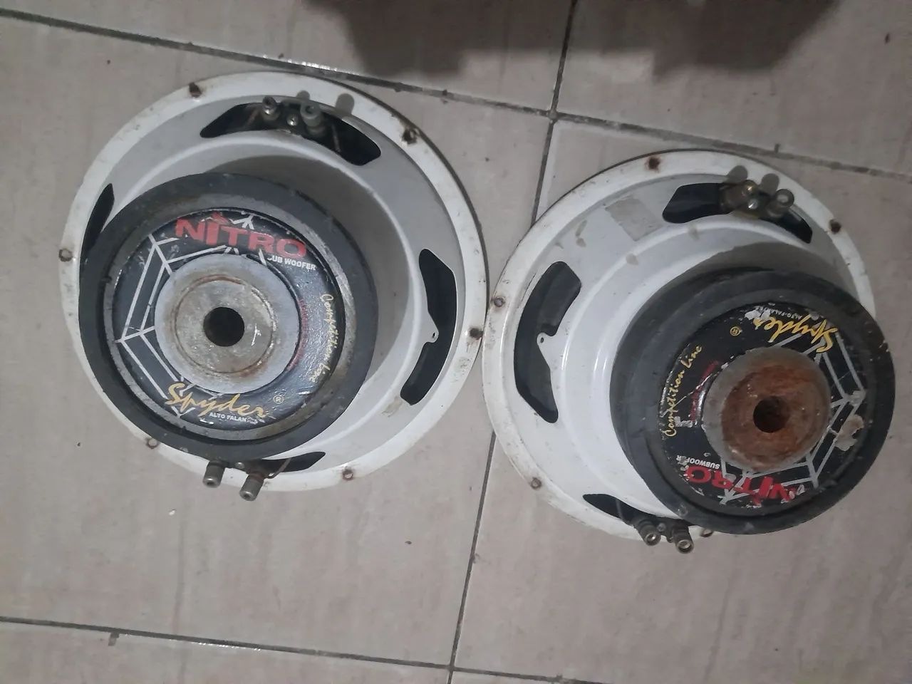 Par de alto falantes nitro pra recondicionar 12 polegadas - Foto 2