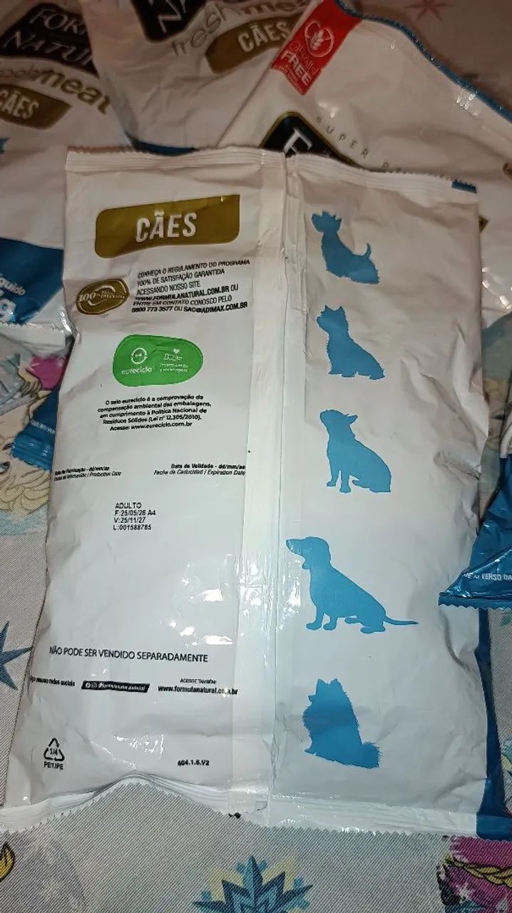Ração Fresh Meat Cães Adultos Mini pacote de 505g individuais - Foto 2