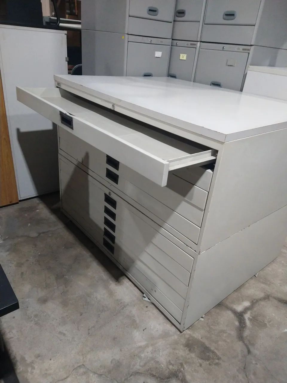 Mapoteca usada com 10 gavetas  - Foto 2