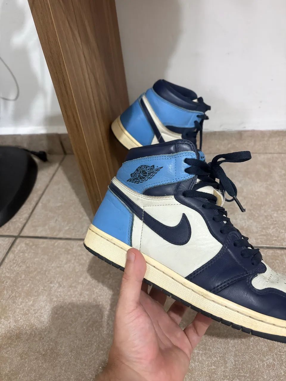 Tênis Nike Air Jordan 1 Obsidian - Foto 2