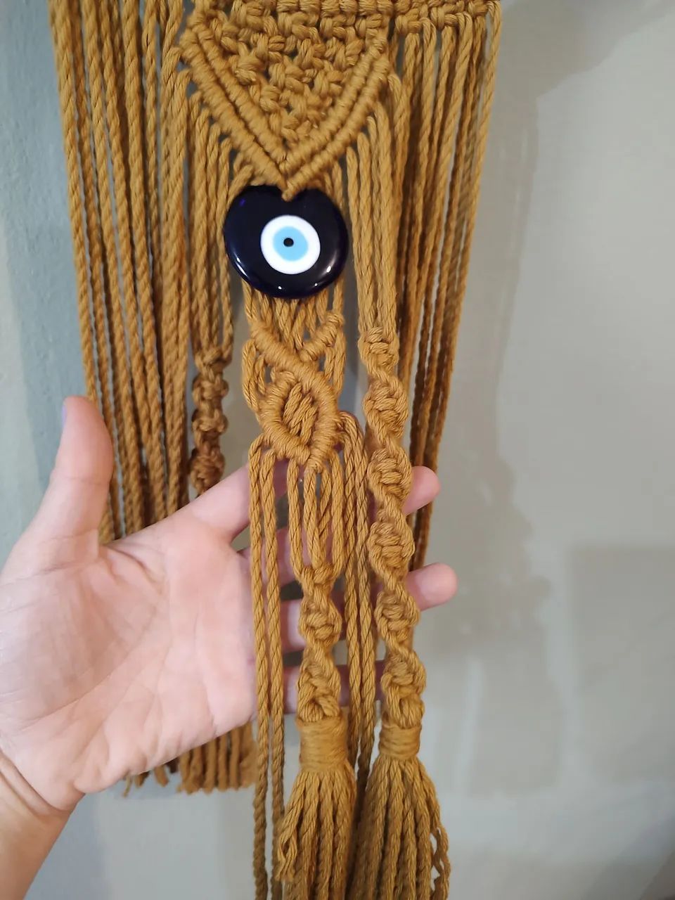 Transforme sua casa com essa linda decoração de porta em Macramé  - Foto 4