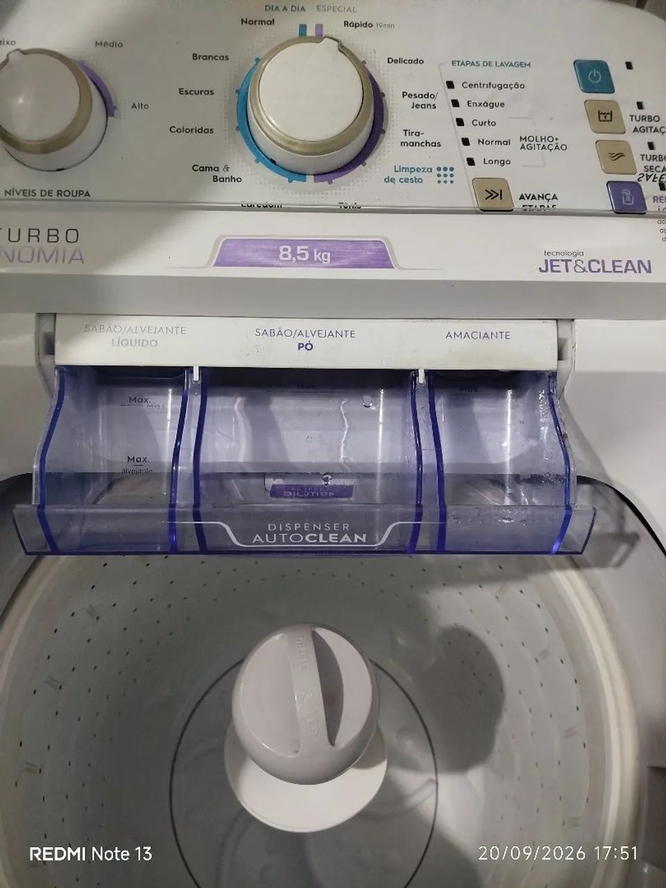 Máquina de lavar roupa Electrolux 8 kg - Foto 3