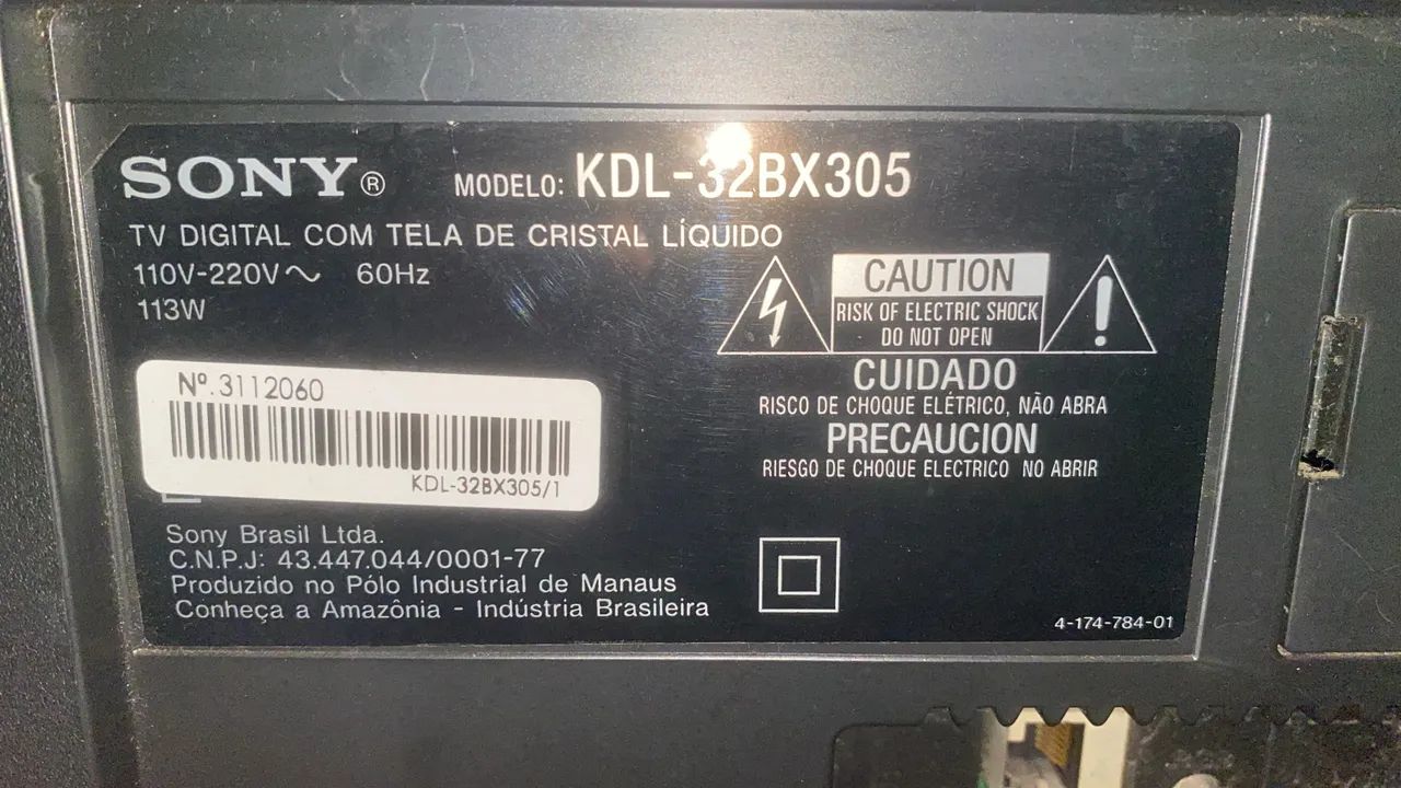 TV SONY 32? DEFEITO - Imagen sobreposta  - Foto 2