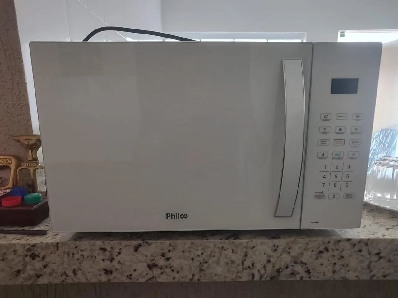 Microondas branco Samsung 