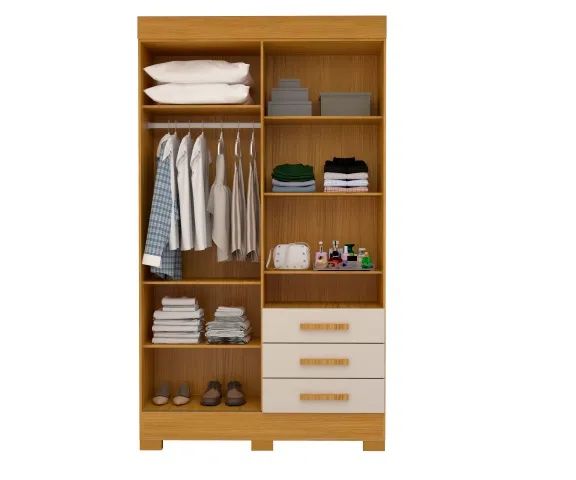Guarda Roupa Débora ACP 100% MDF, 04 Portas e 03 Gavetas - Entrega Imediata; - Foto 2