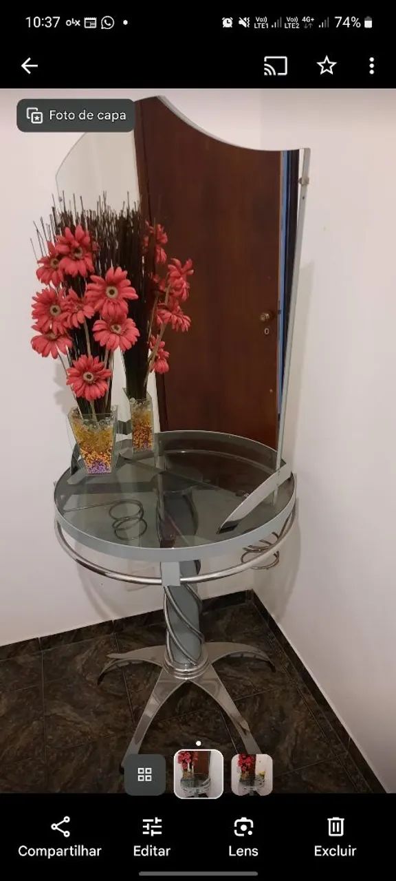 Penteadeira em vidro  - Foto 2