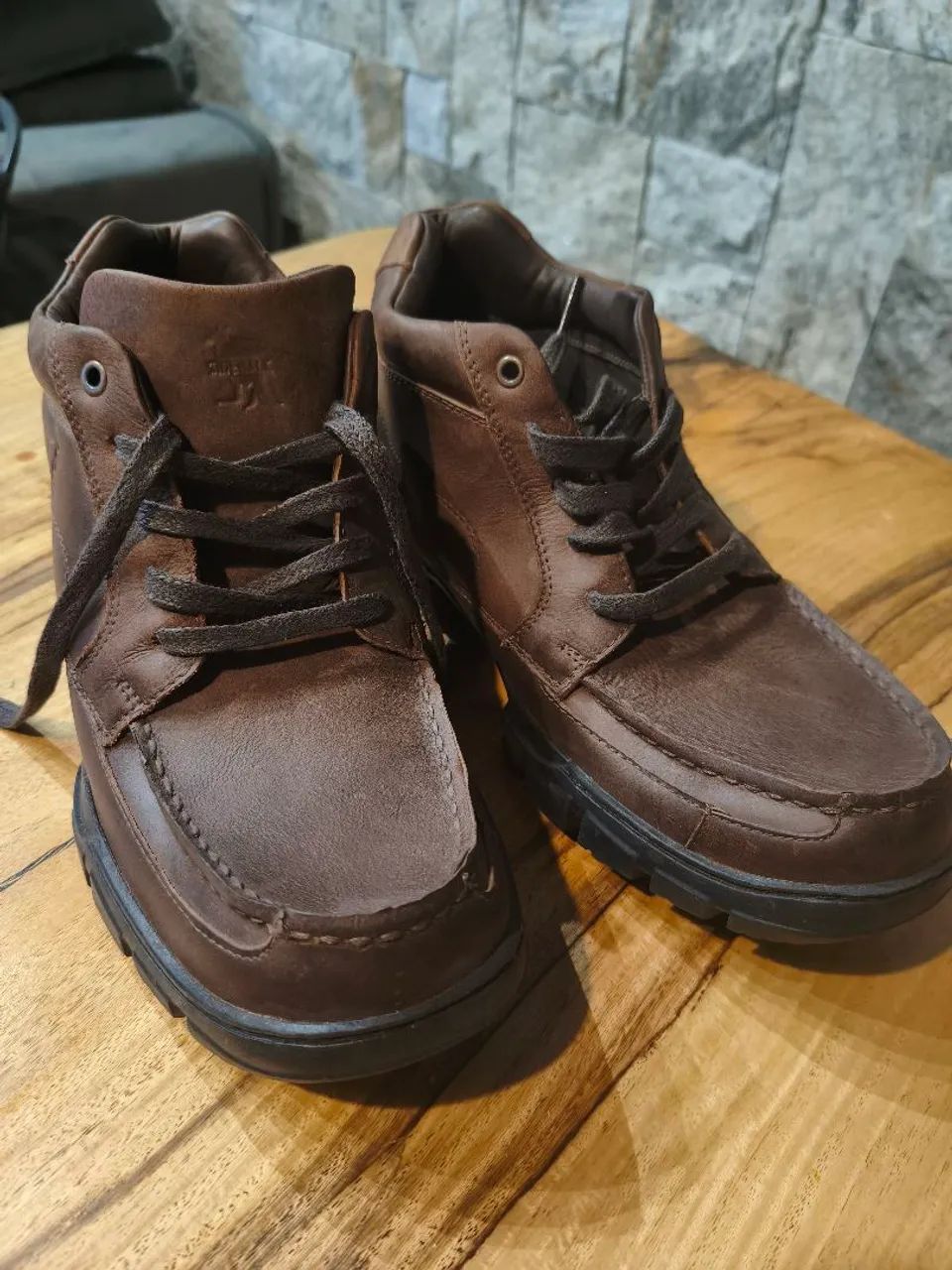 Bota de couro sidewalk 42 - Foto 4