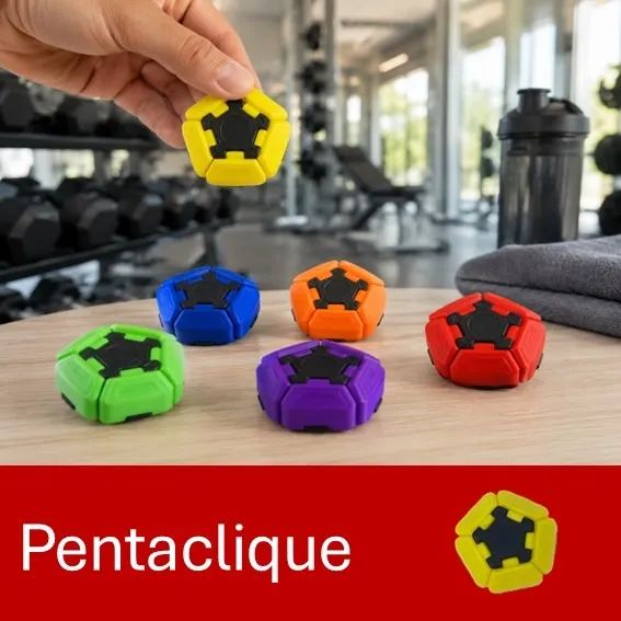 Pentaclique - Fidget Toy 3D - Mimoslab - Foto 4