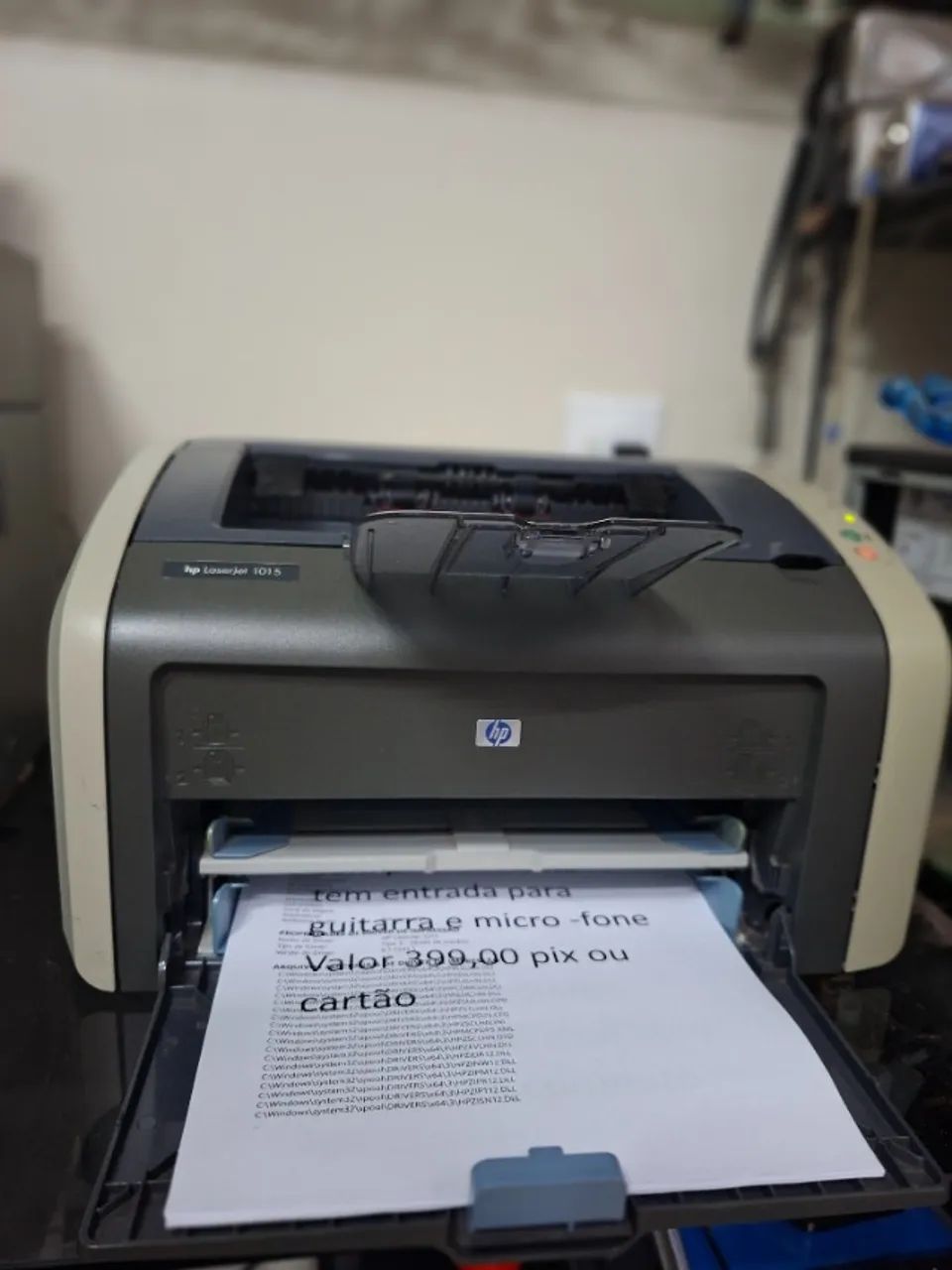 vendo impressora hp laser jet 1015 com toner cheio em otimo estado de conservaçao e funcio - Foto 2