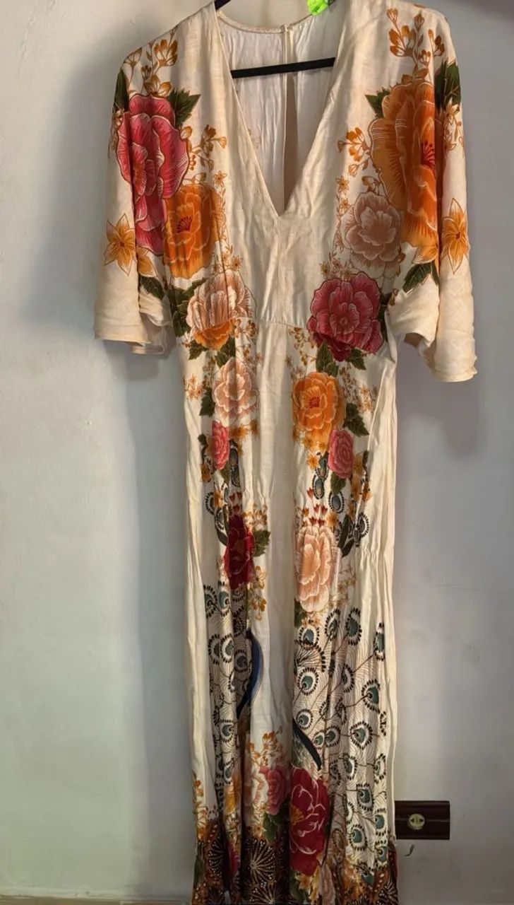 Vestido Farm pavão m - Foto 3