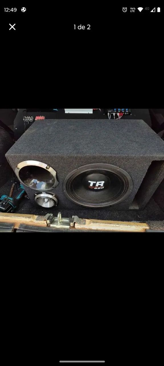Caixa trio tr620 completa