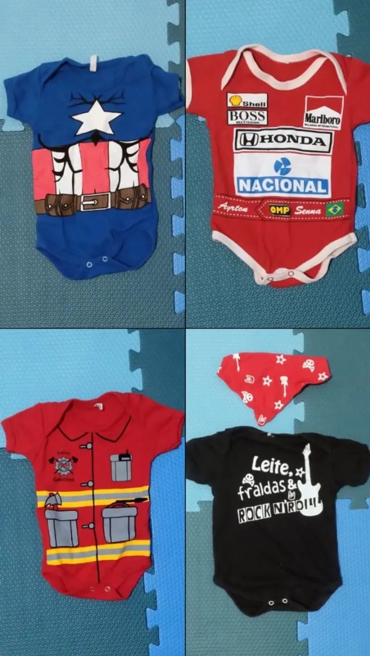Roupa bebê temática  - Foto 2