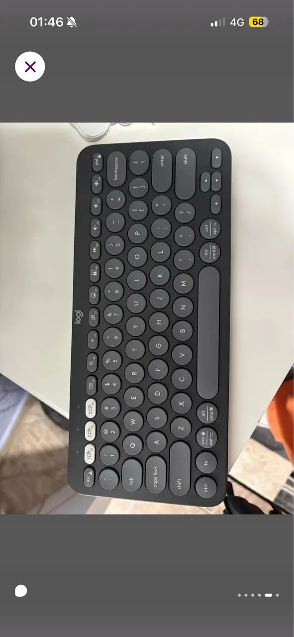 Kit mouse e teclado pebble logi grafite - Foto 5