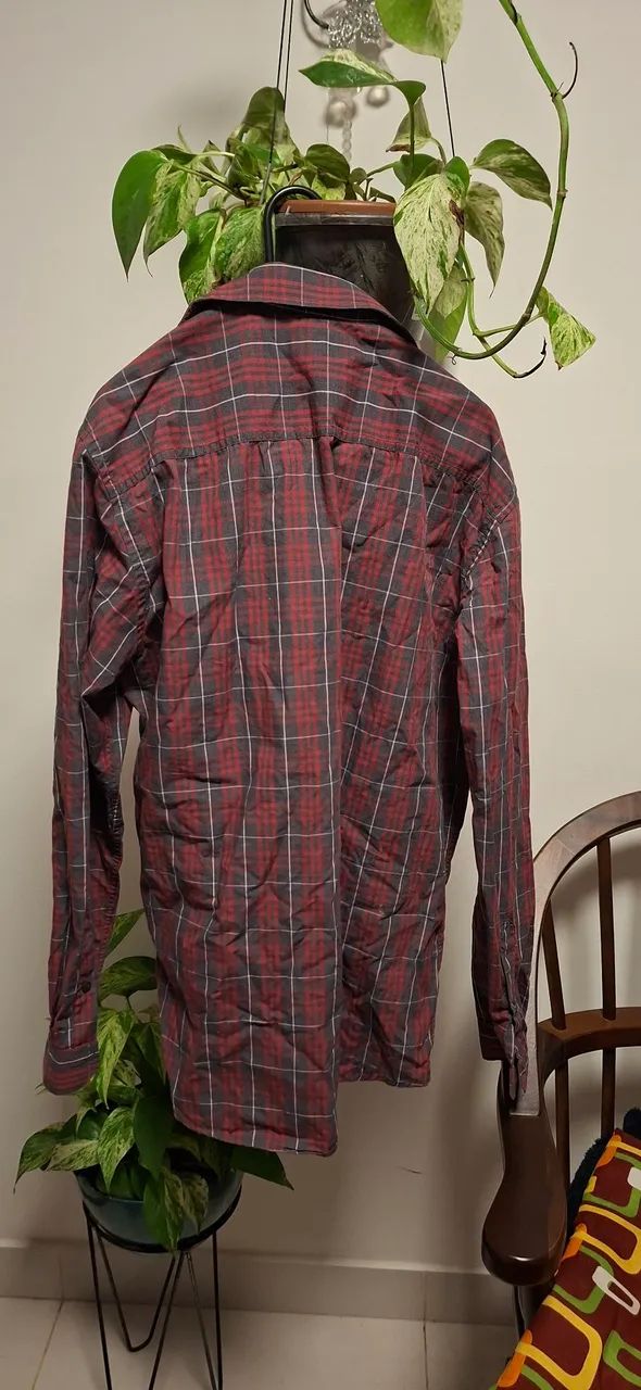 Camisa xadrez Original P - Foto 4