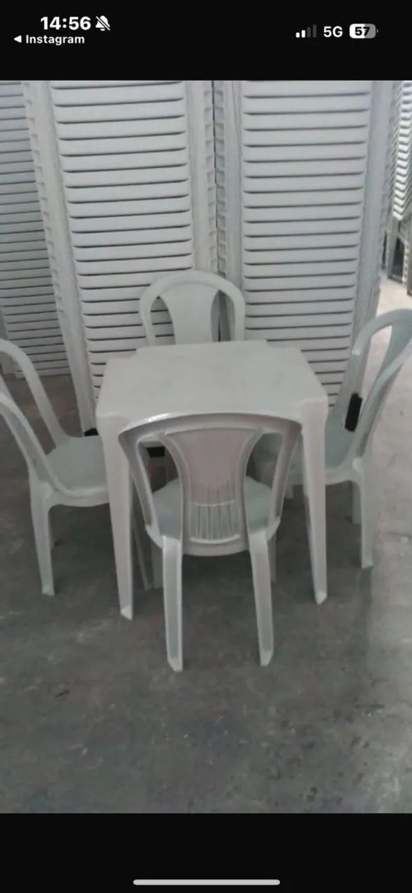 CADEIRAS E MESAS PLÁSTICAS TUDO NA PROMOÇÃO - Foto 2