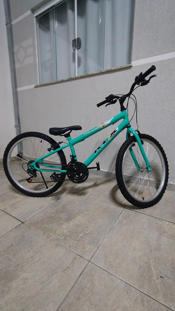 Vendo bicicleta infantil aro 24 com 21 marchas - Foto 2