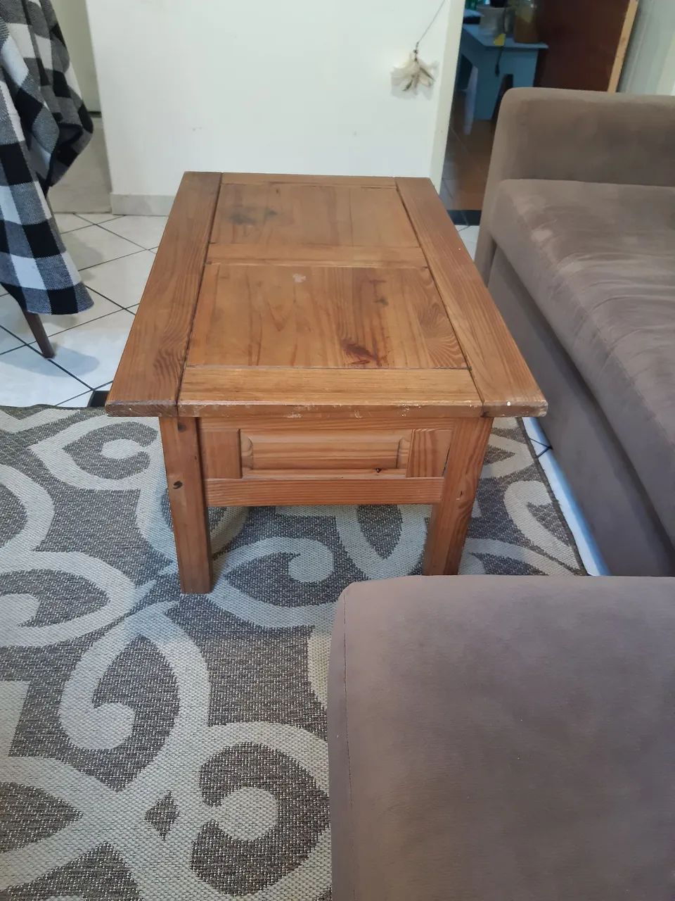 Mesa  de centro madeira 