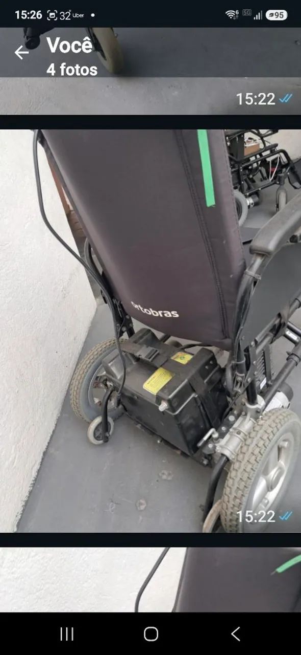 Cadeira de rodas motorizada ortobras  - Foto 2