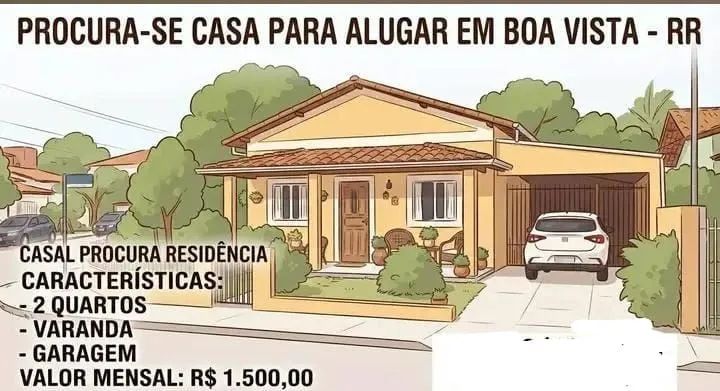 Procura se casa pra alugar 
