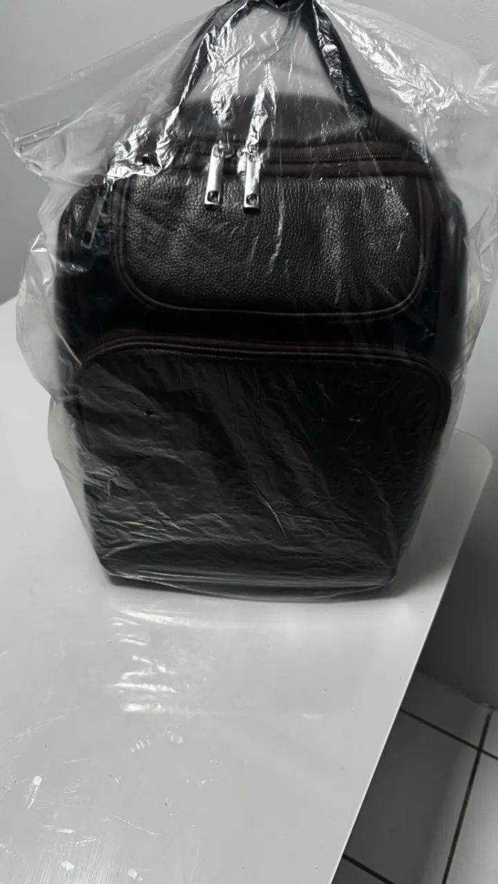 Mochila em couro legítimo  - Foto 4