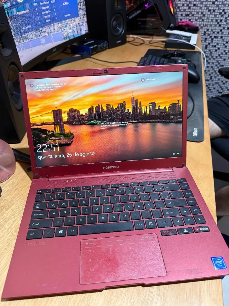 Notebook Positivo Vermelho - Compacto - Foto 3