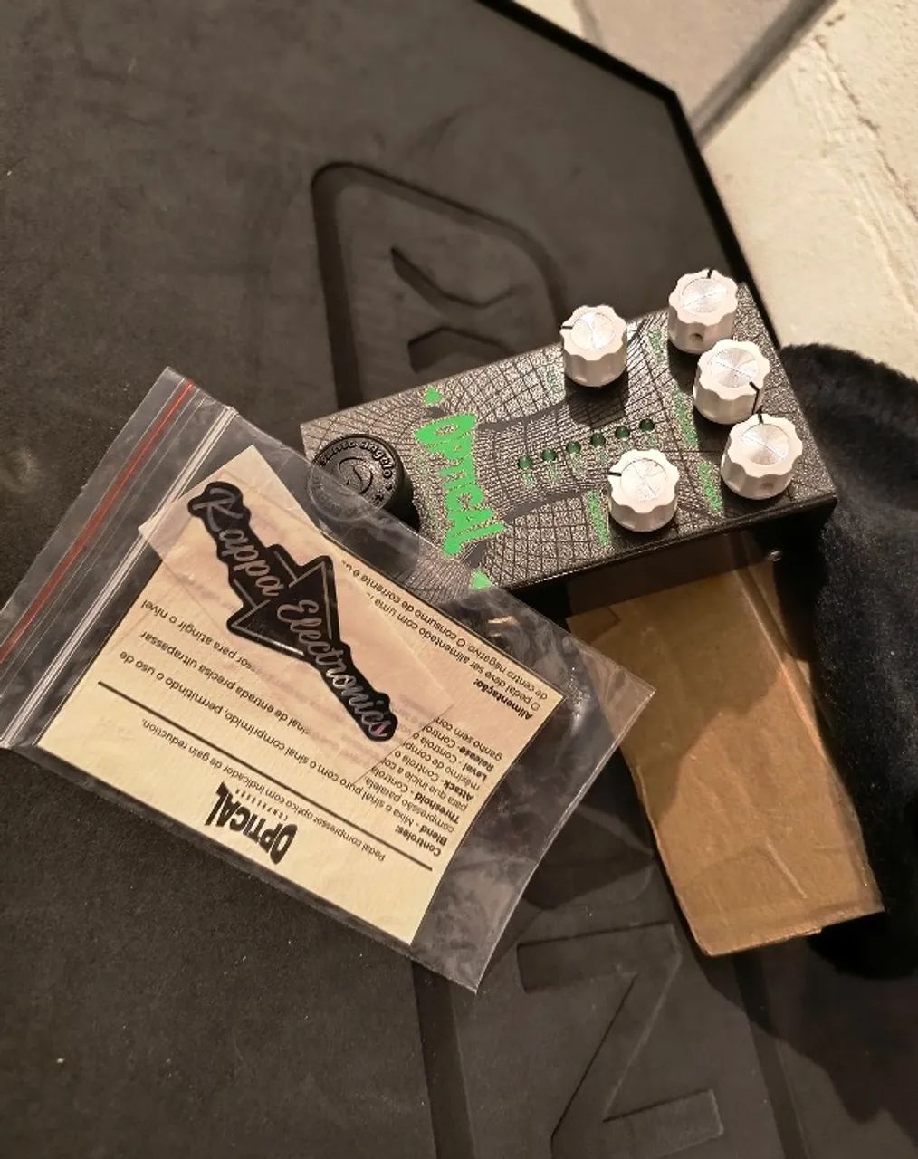 Pedal Kappa Electronics Optical Compressor (sem sinal / no estado) - Foto 3