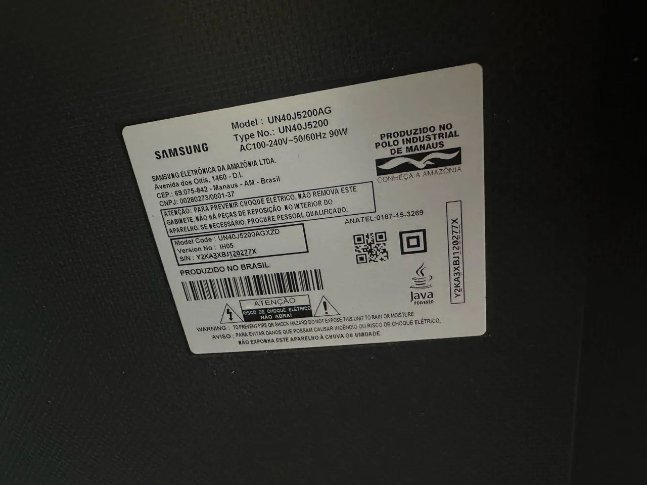 Televisão Samsung Para Retirada de Peças  - Foto 2