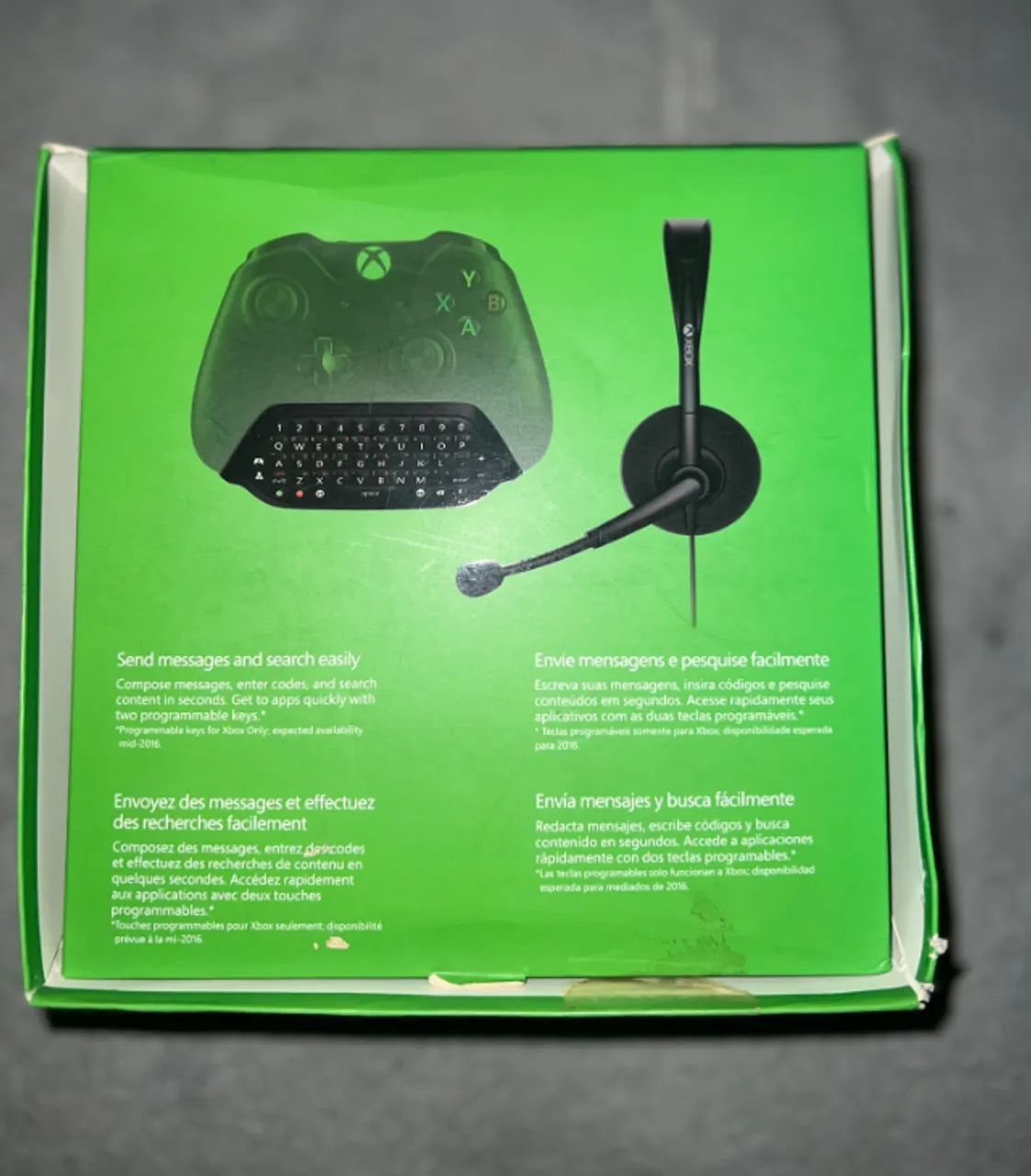 Teclado Chatpad Xbox One e Series S/X - Original Microsoft - Foto 3
