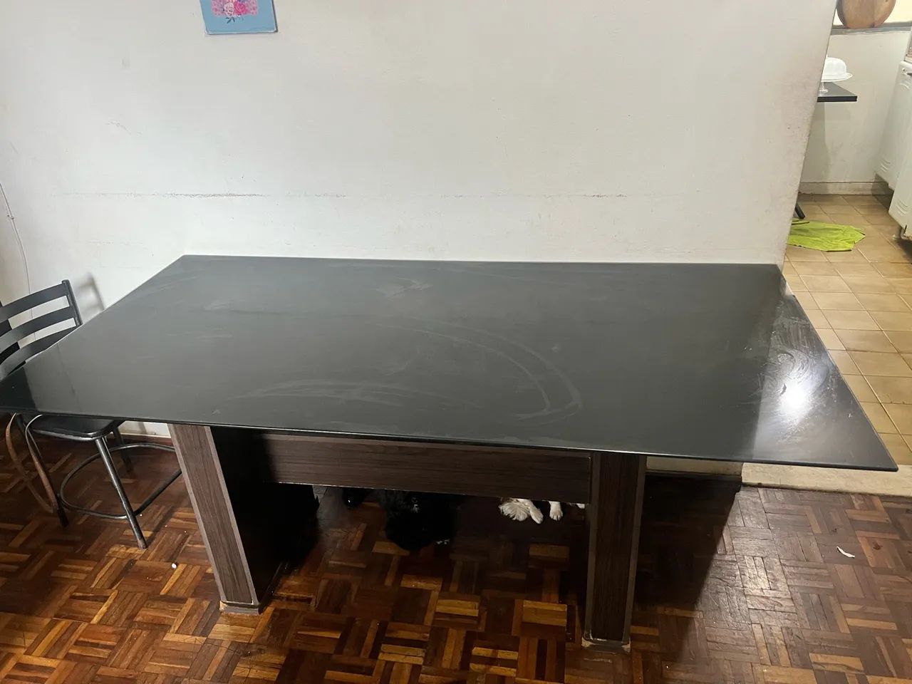 Vendo vidro de mesa de 6 cadeira - Foto 2