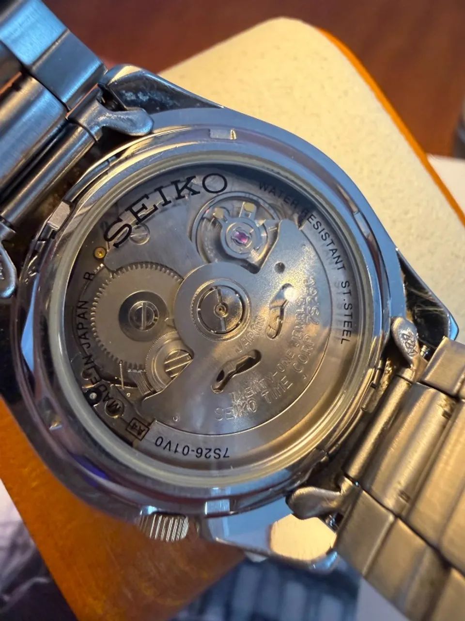 Relogio Seiko 5 snkl47k1 automatico - Foto 5