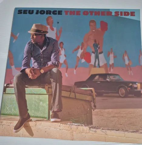 LP Seu Jorge - The Other Side - com revista NOIZE (Translucent Blue Vinyl)