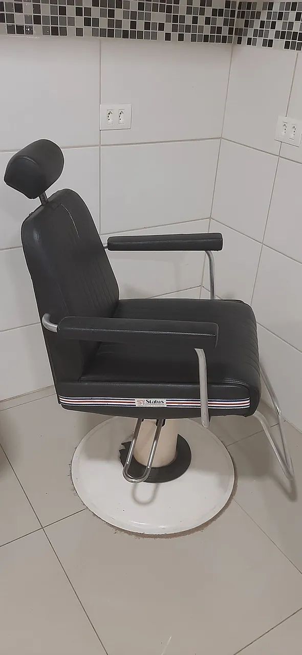 Cadeira regulável e lavatório de cabelo em perfeito estado - Foto 5