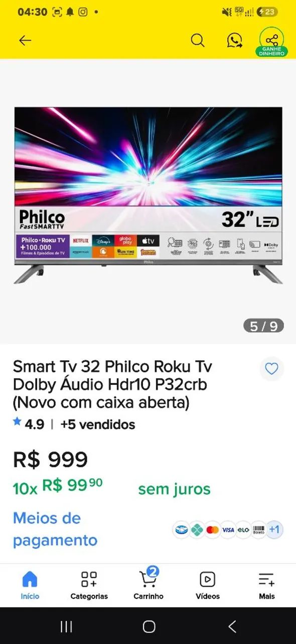 Vendo tv philco smart - Foto 3