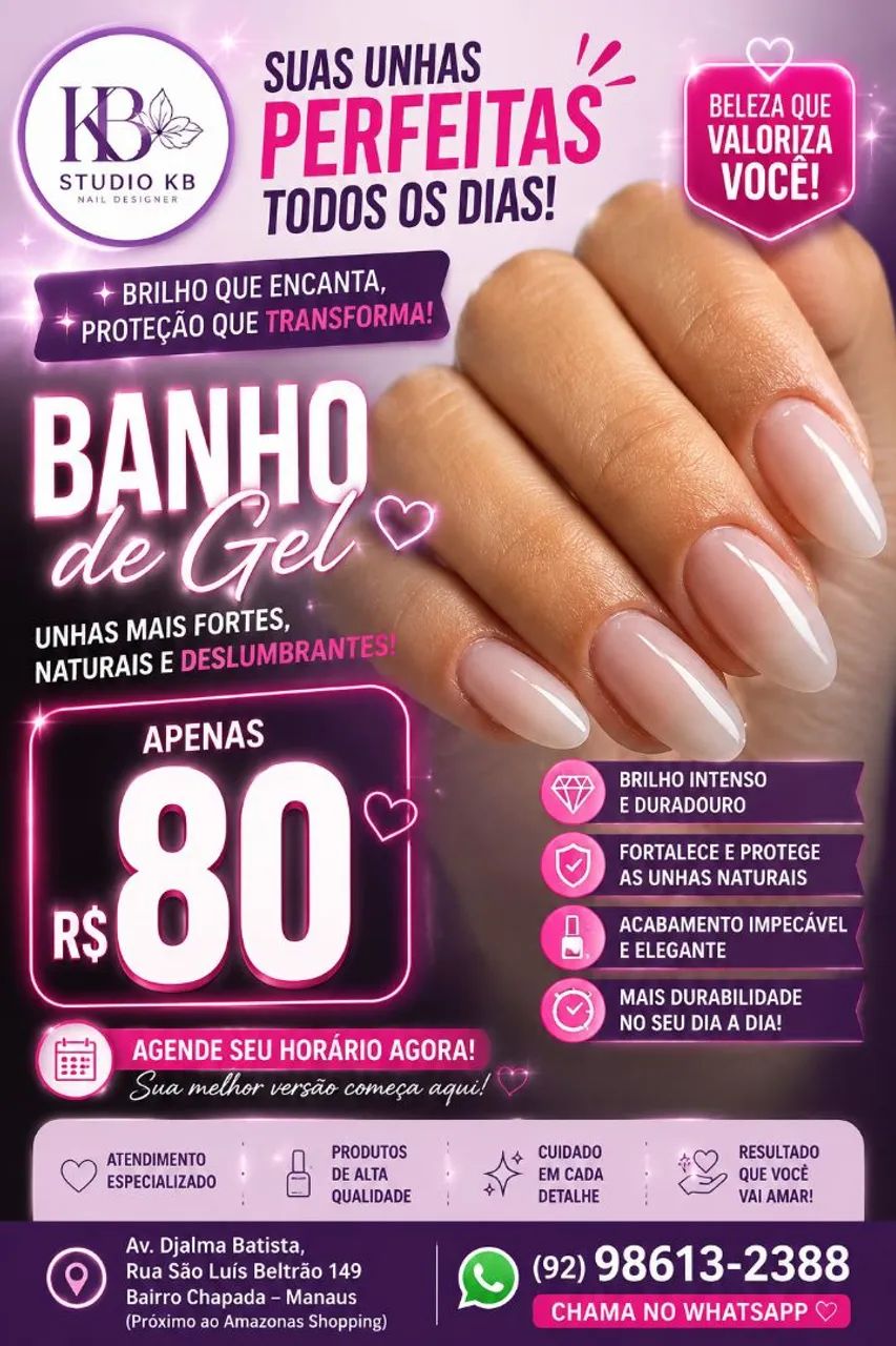 Realce sua beleza e deixe suas unhas impecáveis! - Foto 2