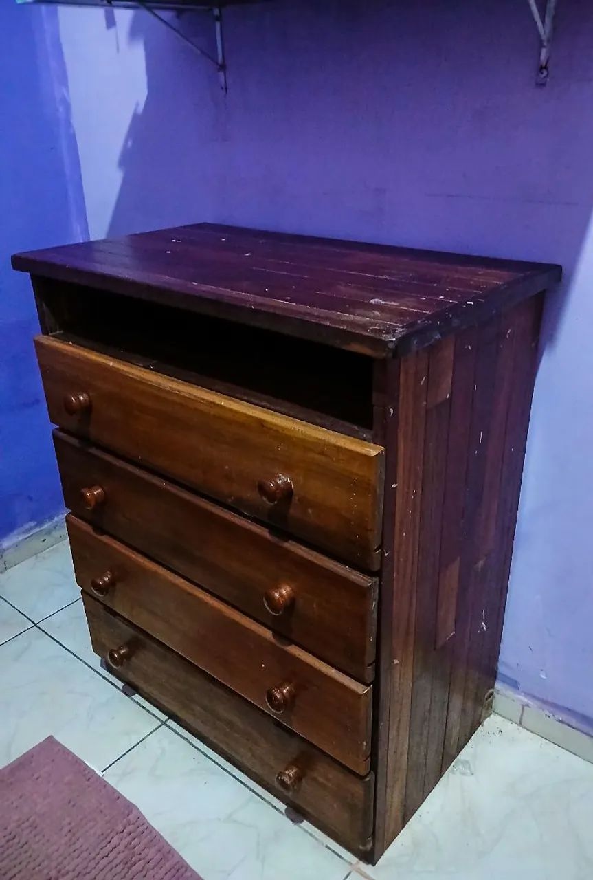 Penteadeira/cômoda com 4 gavetas - Excelente estado - Foto 2