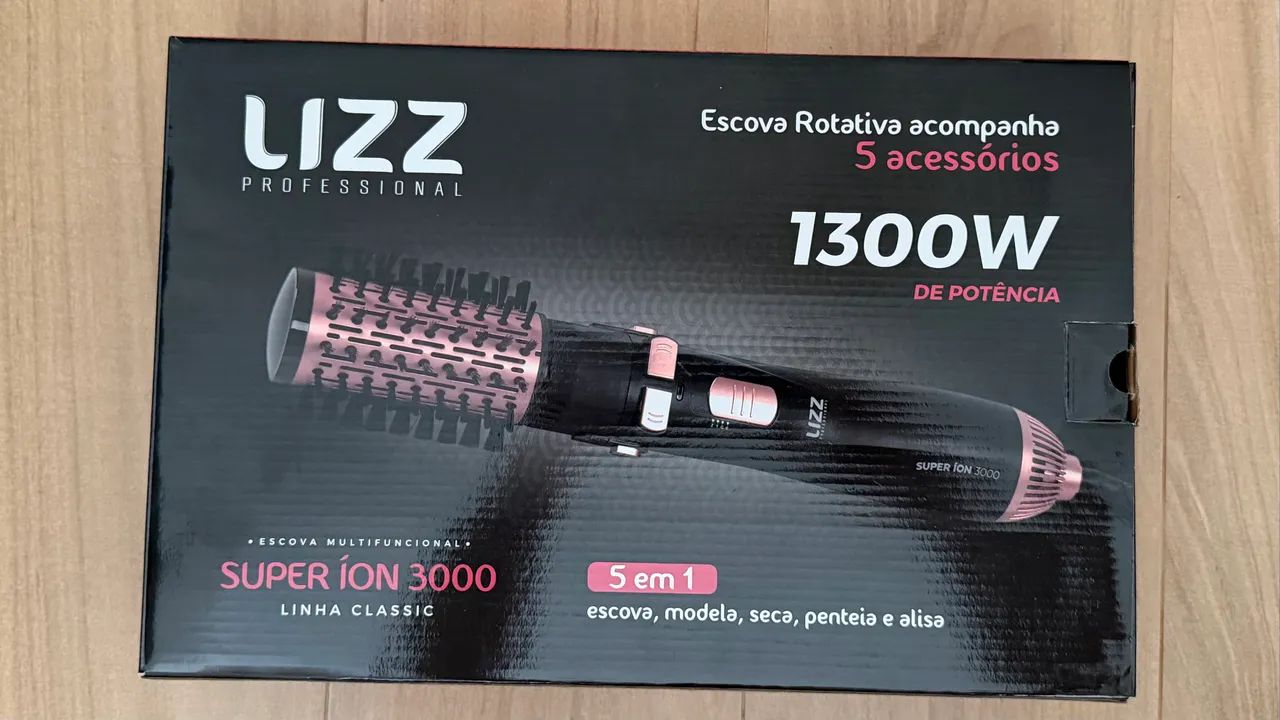 Escova Secadora LIZZ Classic 5 em 1 - Usada 1 vez