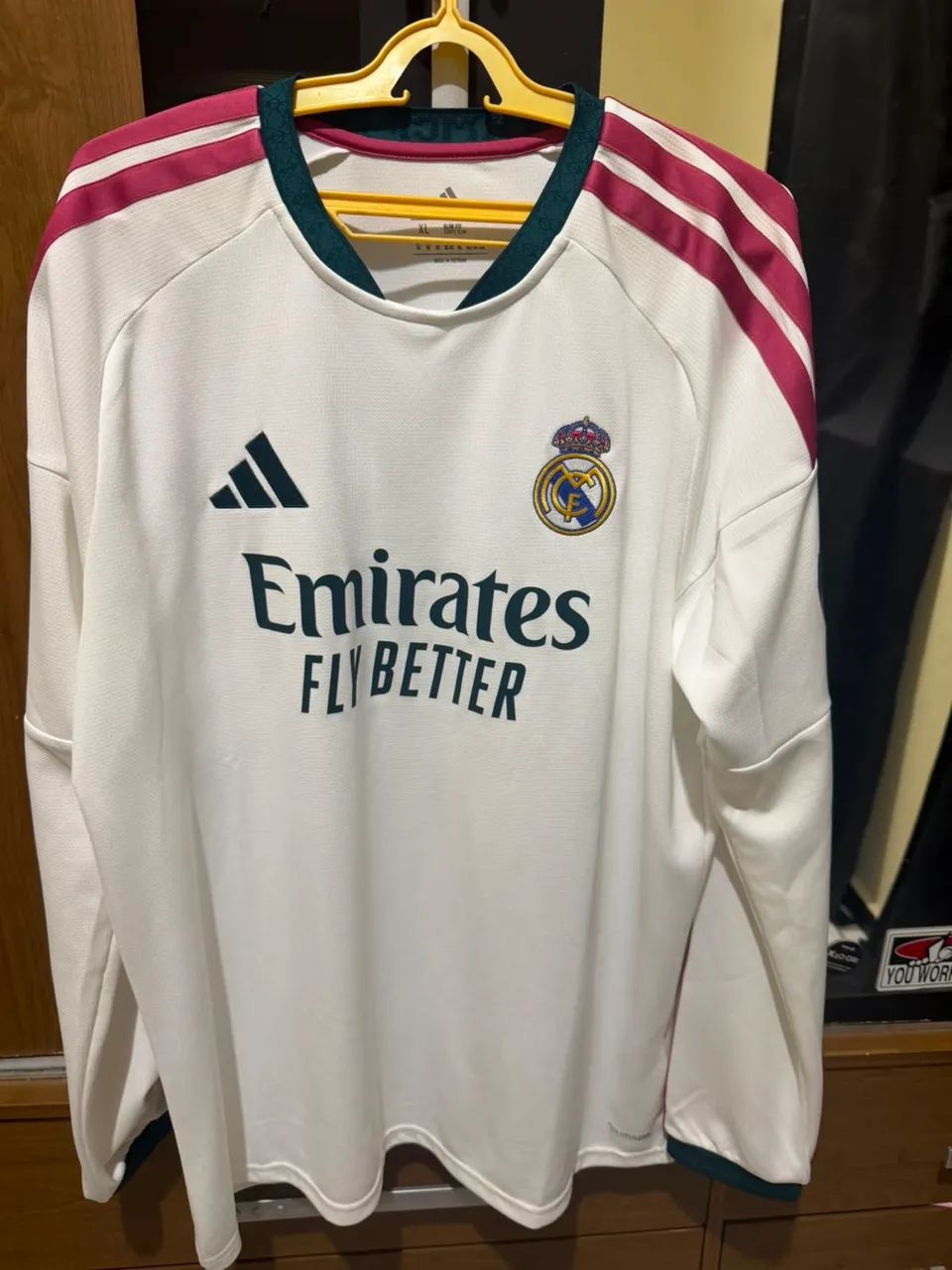 Camisa real madrid original, manga longa  - Foto 2