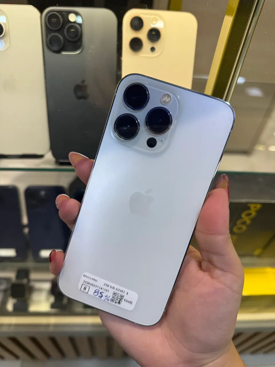iPhone13pro 256GB シルバー（白） iPhone 13 Pro 256GB Branco Todo Original - Celulares e Smartphones