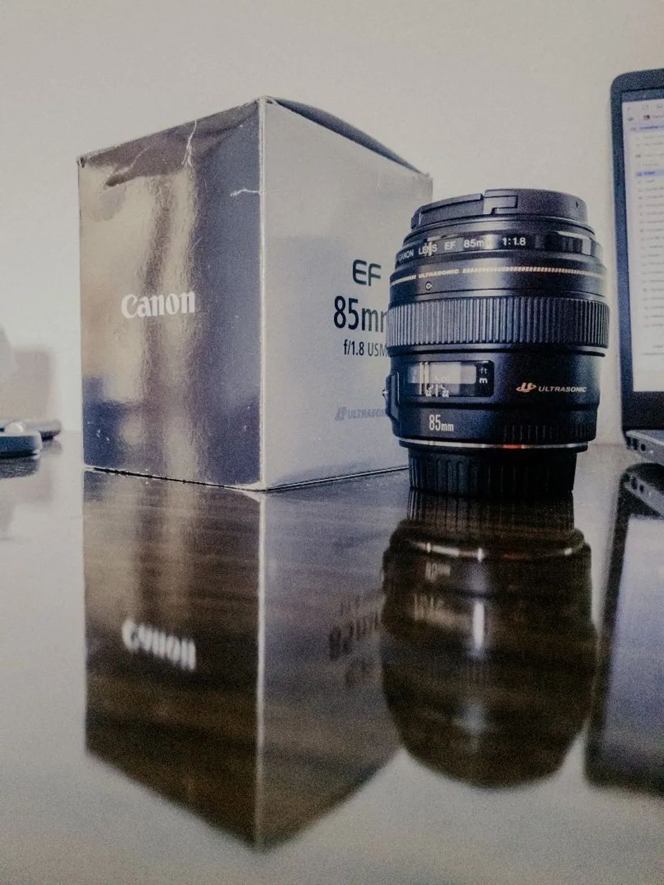 Lente EF Canon 85mm f1.8 usm - Acessórios para Câmeras e