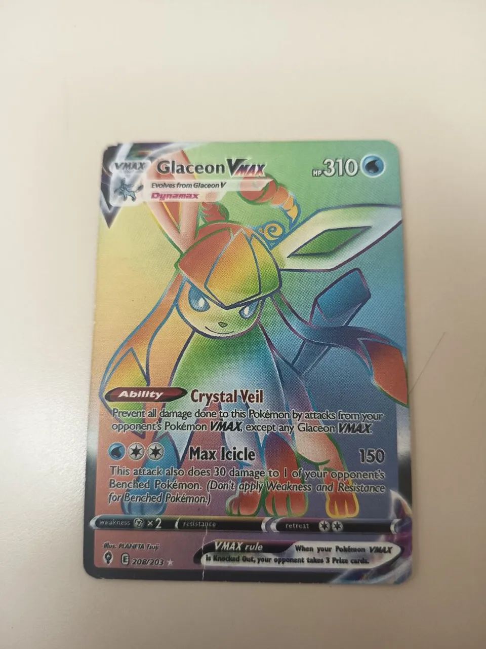 Carta rara pokémon 