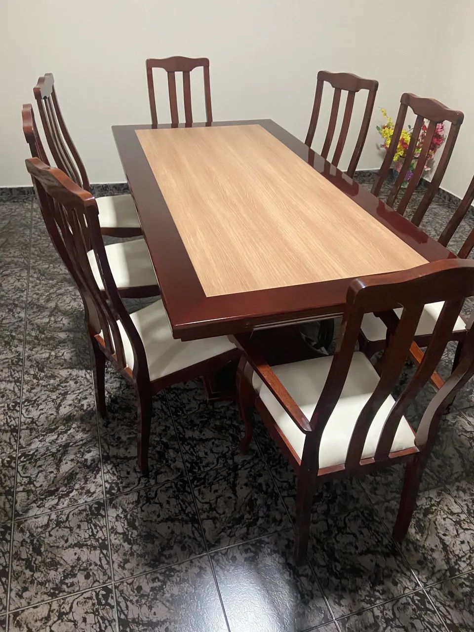 Mesa Jantar 8 cadeiras Rudnick - Foto 3