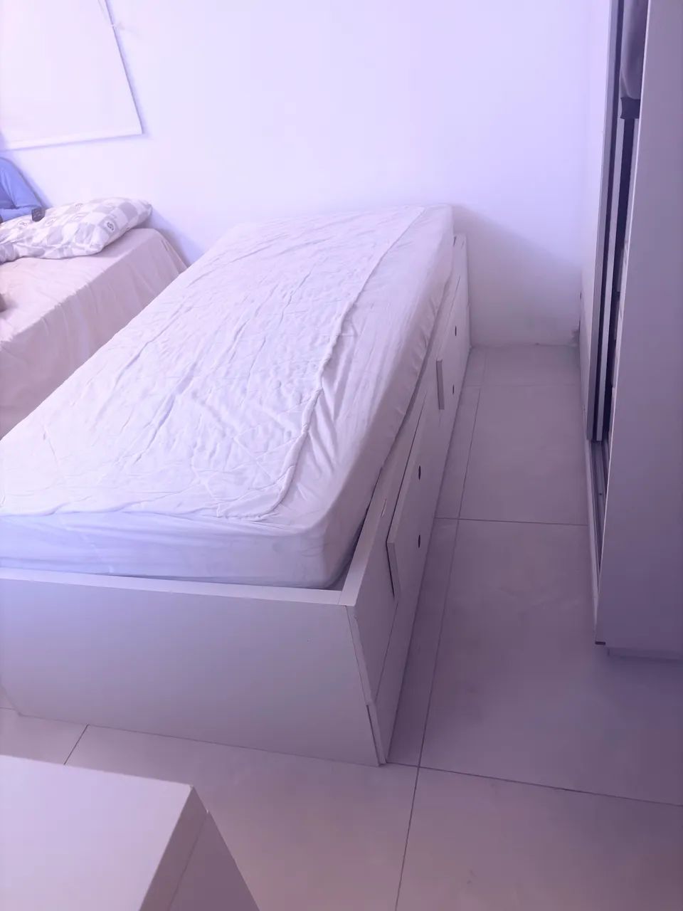 Vendo cama com bicama e colchões  - Foto 4