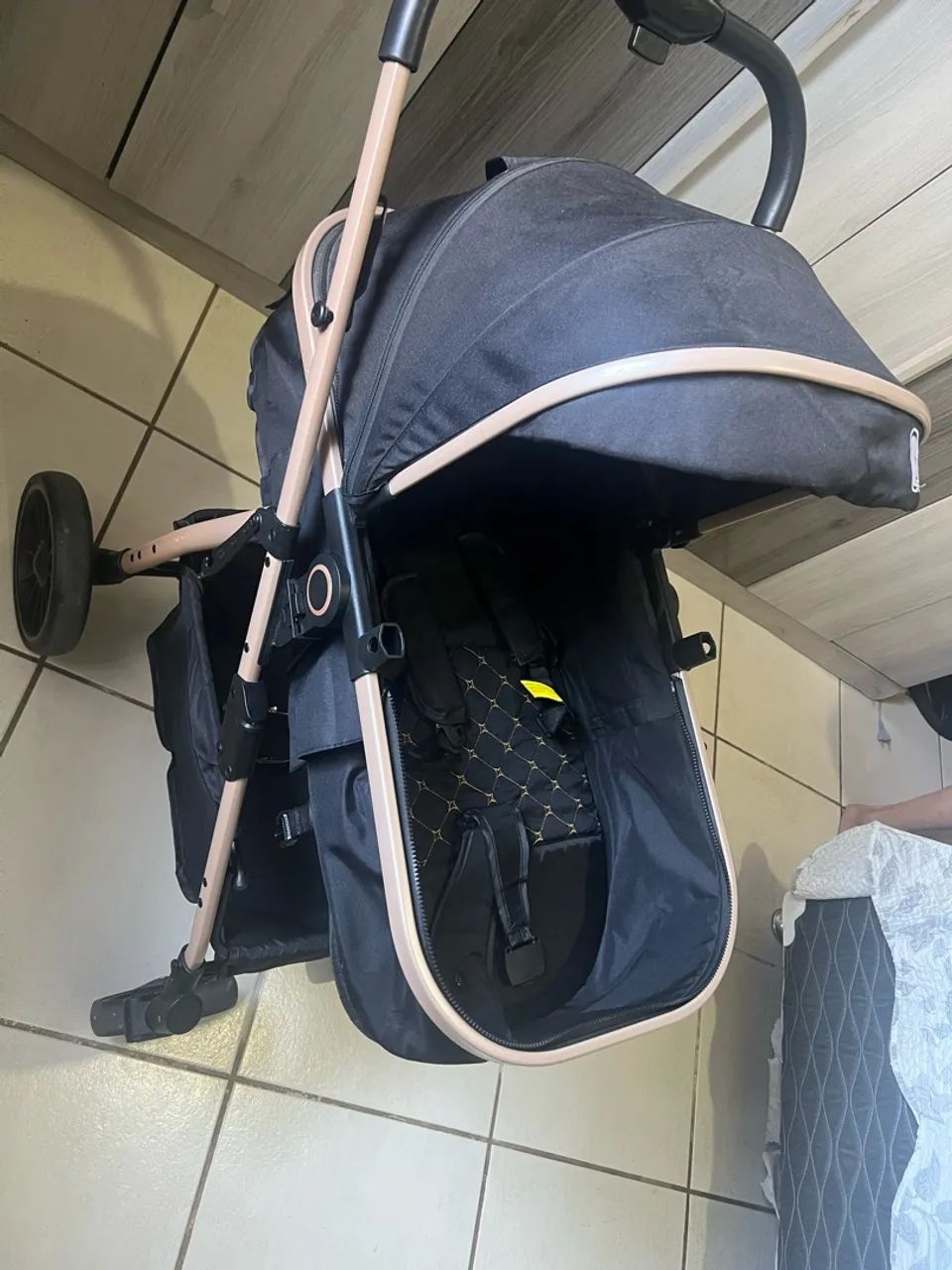 Carrinho de bebê Europeu 3 em 1 
