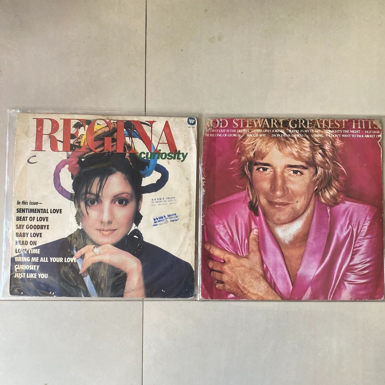 Ref528 Lote de 10 discos vinil Lp conforme fotos e 10 discos brinde aleatórios - Foto 2