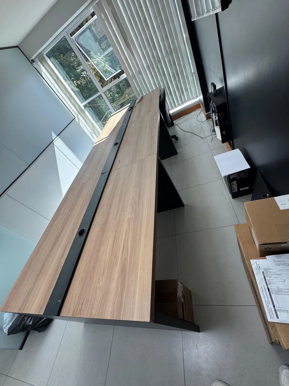 Mesa estação de trabalho para escritório  - Foto 3