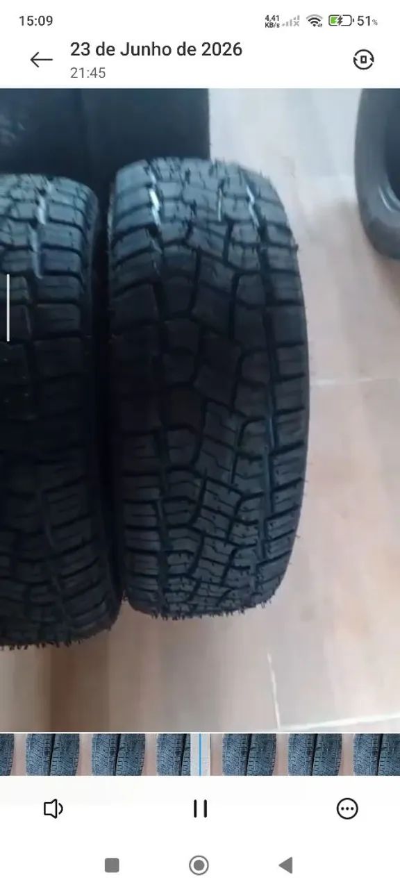 5 Pneus aro 15