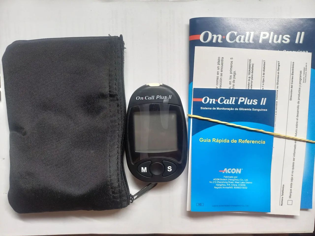 APARELHO MEDIDOR DE GLICOSE GLICEMIA ON CALL PLUS 2 NOVO NUNCA USADO - Foto 6